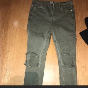 Olive green Free People pants
